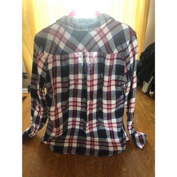 Rails Kendra Button Down Plaid Blouse - Picture 7 of 16